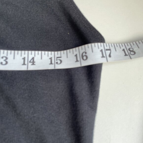 Zara Bodycon Midi Tank Dress Size XL Black Sleeveless Balletcore Minimalist NWT - Picture 9 of 12